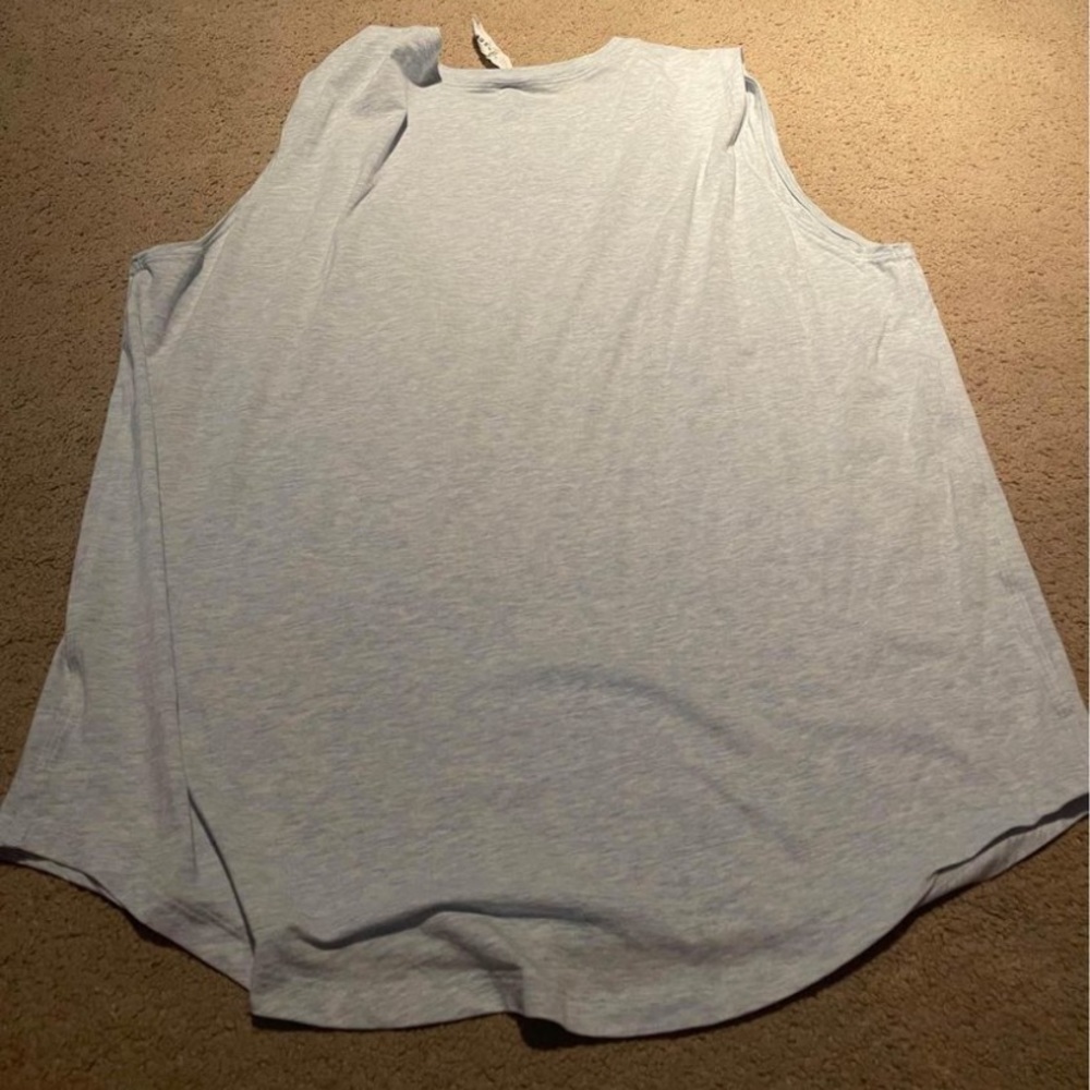 Lululemon light blue heathered tank